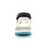 Buty miejskie dziecięce KICKERS KOUIC BLANC GRIS FLUO