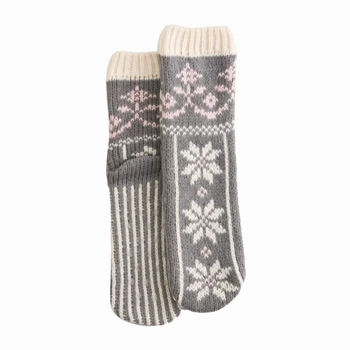 Skarpety damskie LEMON 1PK WOMENS SNOWFALL CREW SLIPPER SOCK 