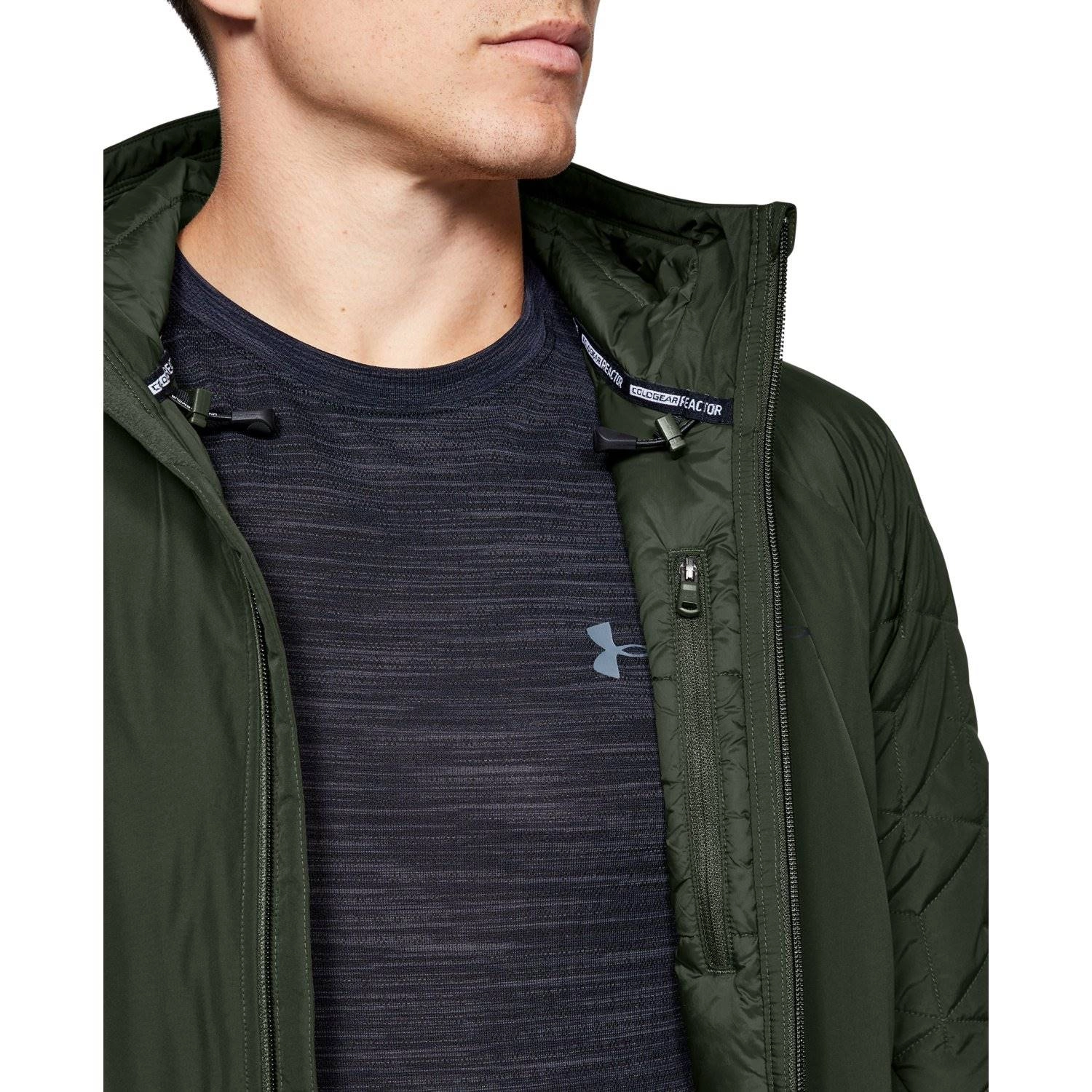 Under armour kapuzenjacke reactor performance sales coldgear hybrid