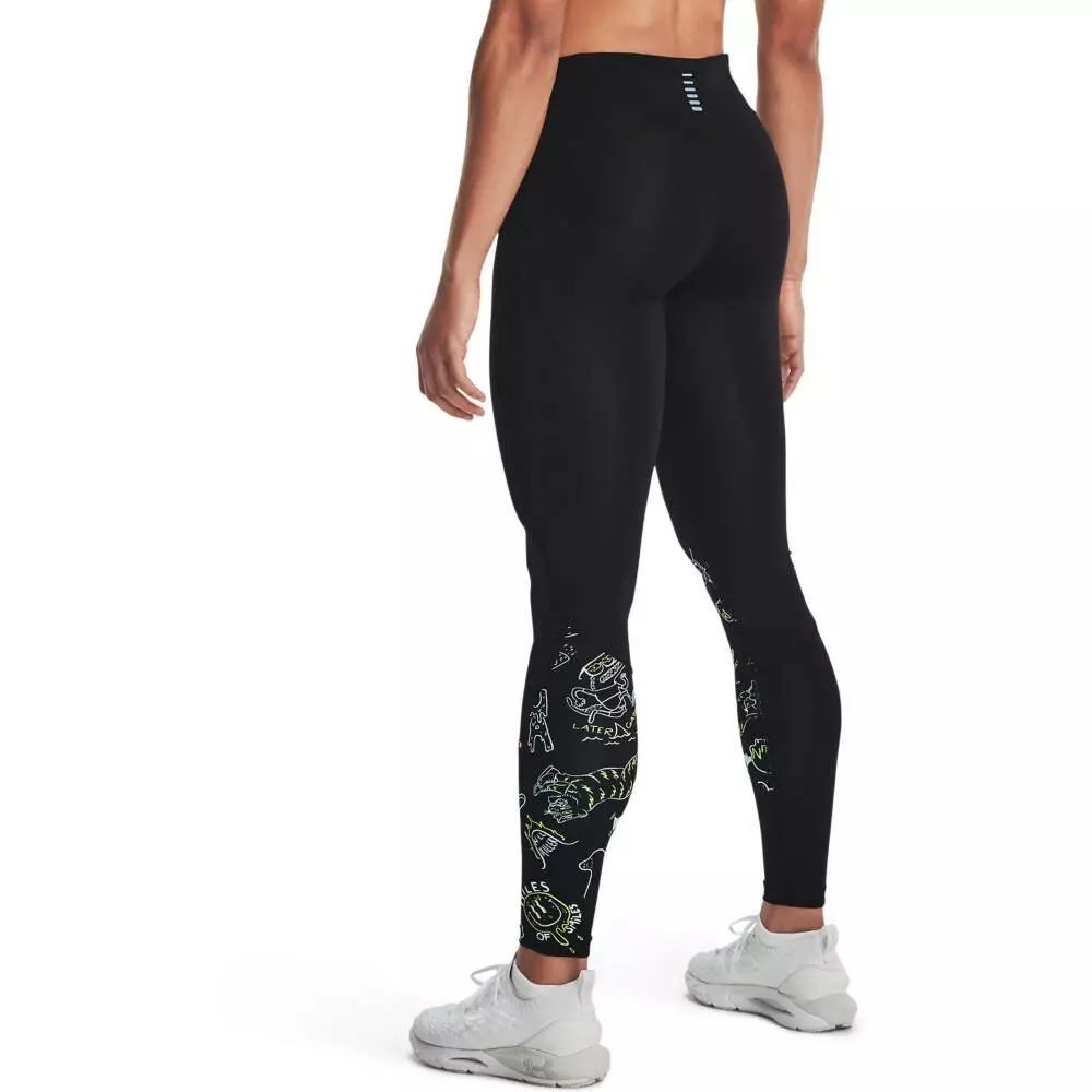 Legginsy damskie Under Armour HG Armour Mesh Ankle Crop - Graphic – cena,  opinie 