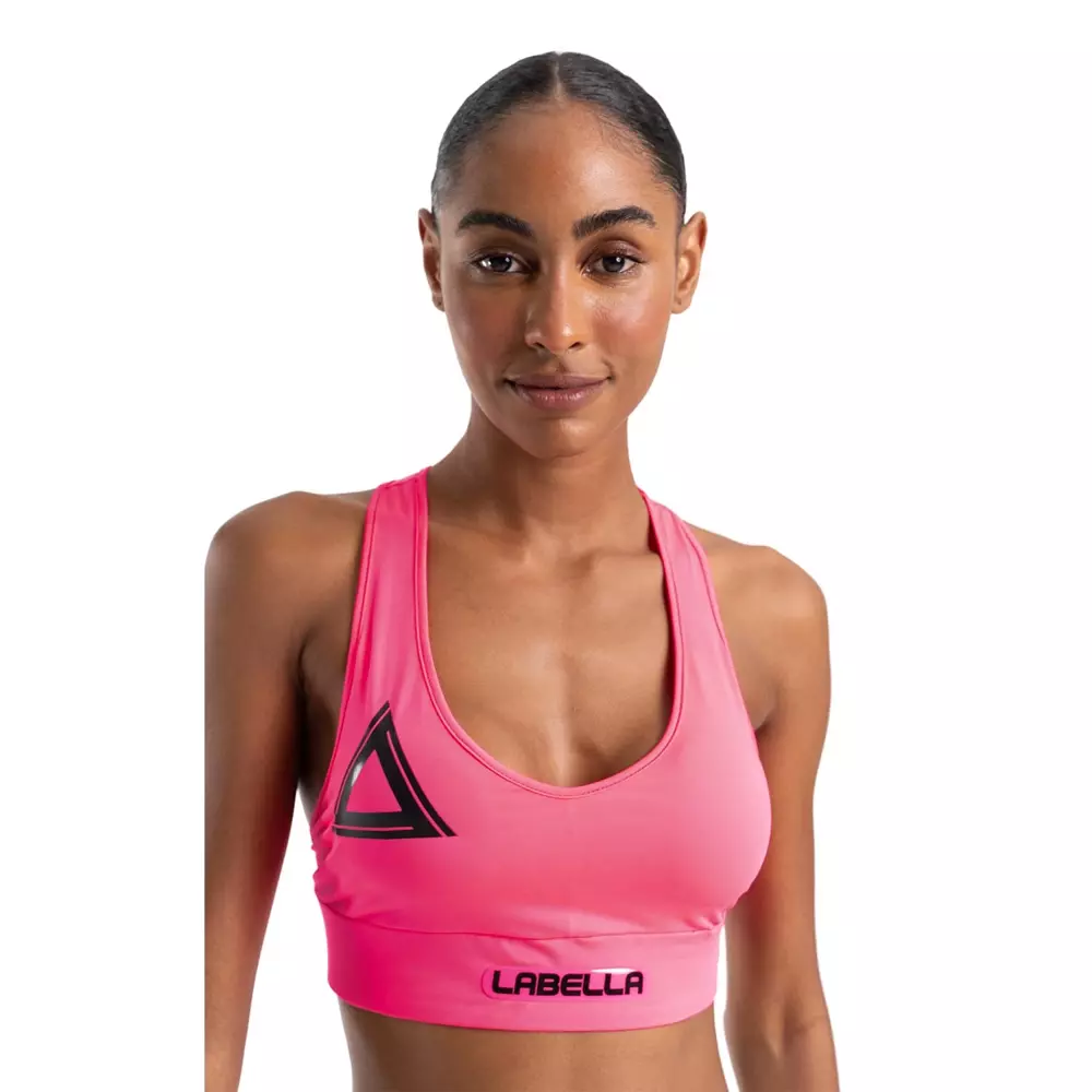 Biustonosz sportowy LABELLAMAFIA TOP HIGHLIGHT 2 PINK