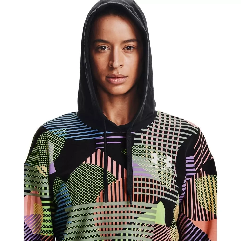 Bluza damska Under Armour Rival Terry Geo Print Hoodie