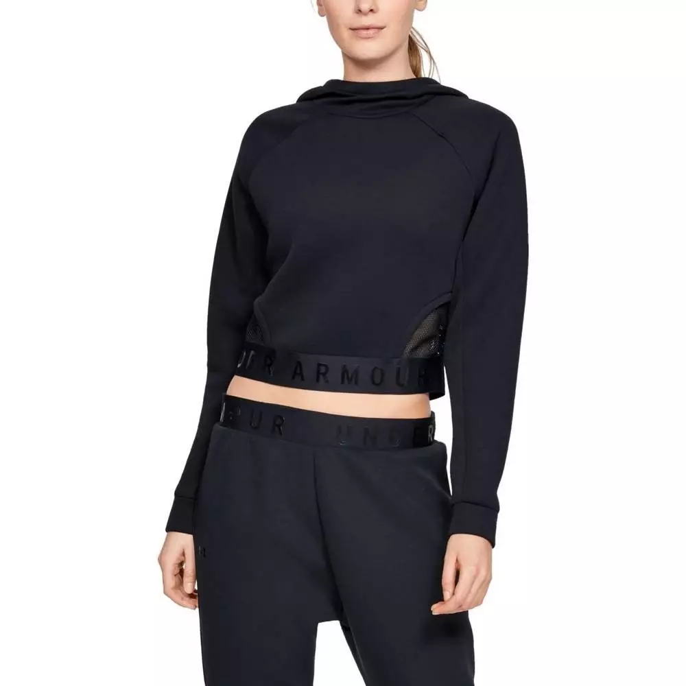 Bluza damska Under Armour UNSTOPPABLE MOVE LIGHT CROP PO HOOD 