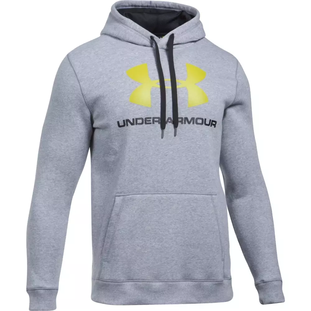 Bluza męska Under Armour RIVAL FITTED GRAPHIC HOODIE 