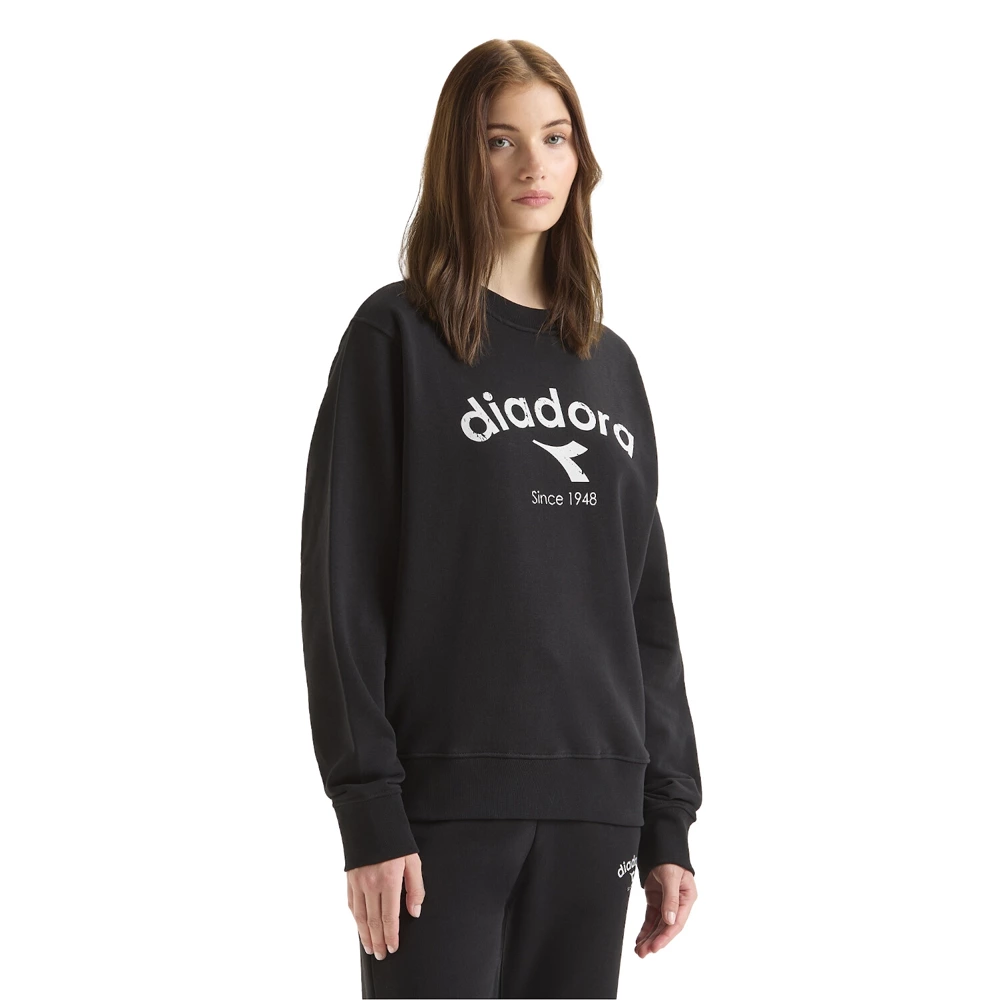 Bluza unisex DIADORA SWEATSHIRT CREW ATHL. LOGO