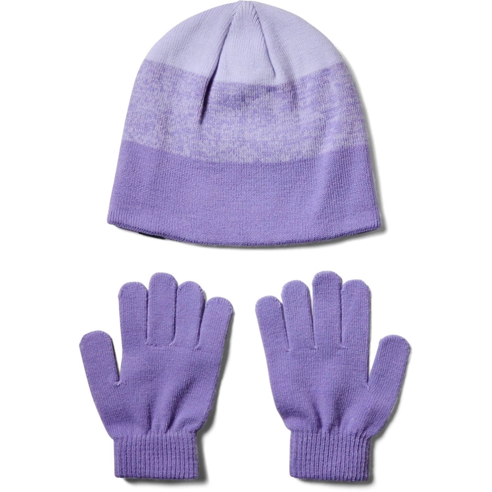 Czapka i rękawiczki zestaw dziewczęcy Under Armour Girls Beanie Glove Combo