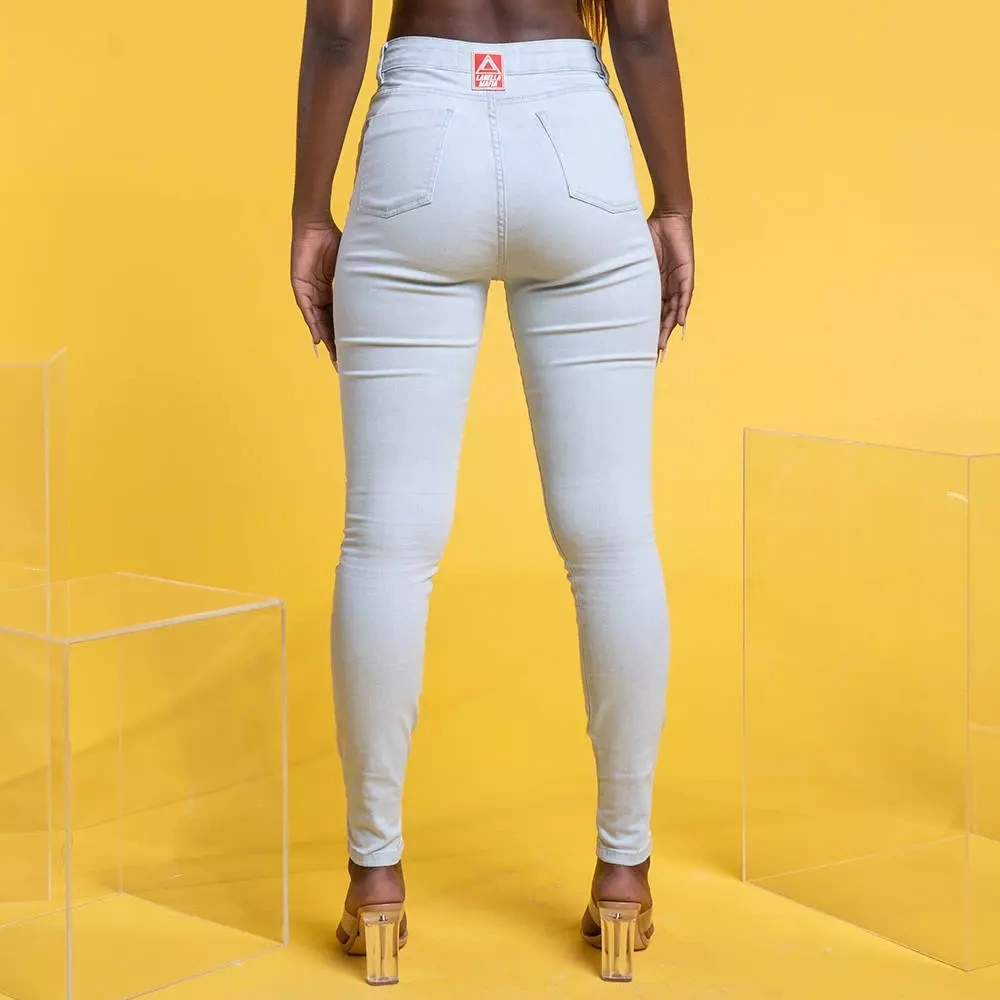 Jeansy damskie LABELLAMAFIA PANTS MIX CLASSICOS DENIM