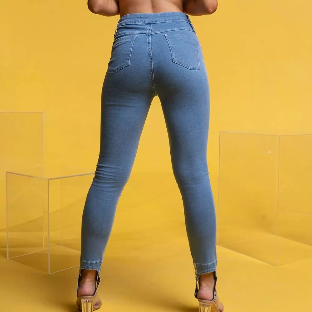 Jeansy damskie LABELLAMAFIA PANTS TWO DENIM