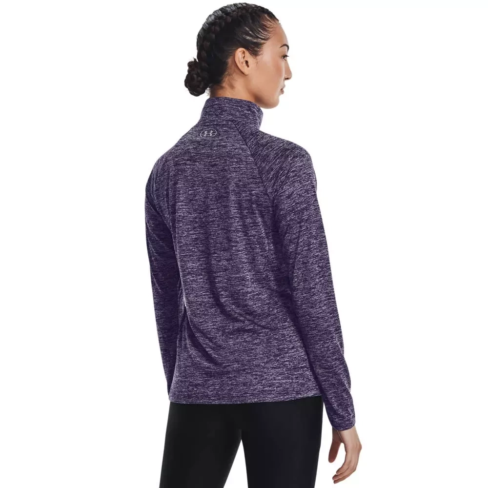 Koszulka damska Under Armour NEW TECH 1/2 ZIP - TWIST