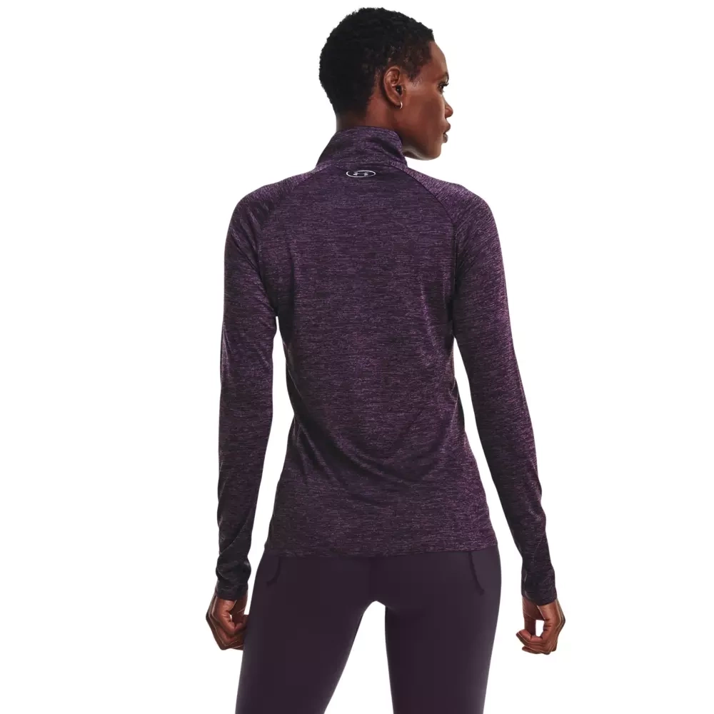 Koszulka damska Under Armour NEW TECH 1/2 ZIP - TWIST