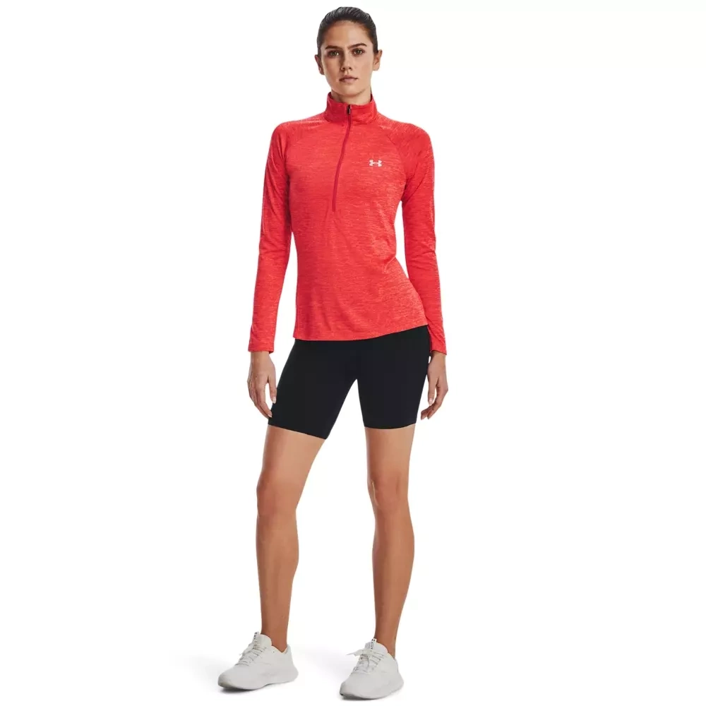 Koszulka damska Under Armour NEW TECH 1/2 ZIP - TWIST
