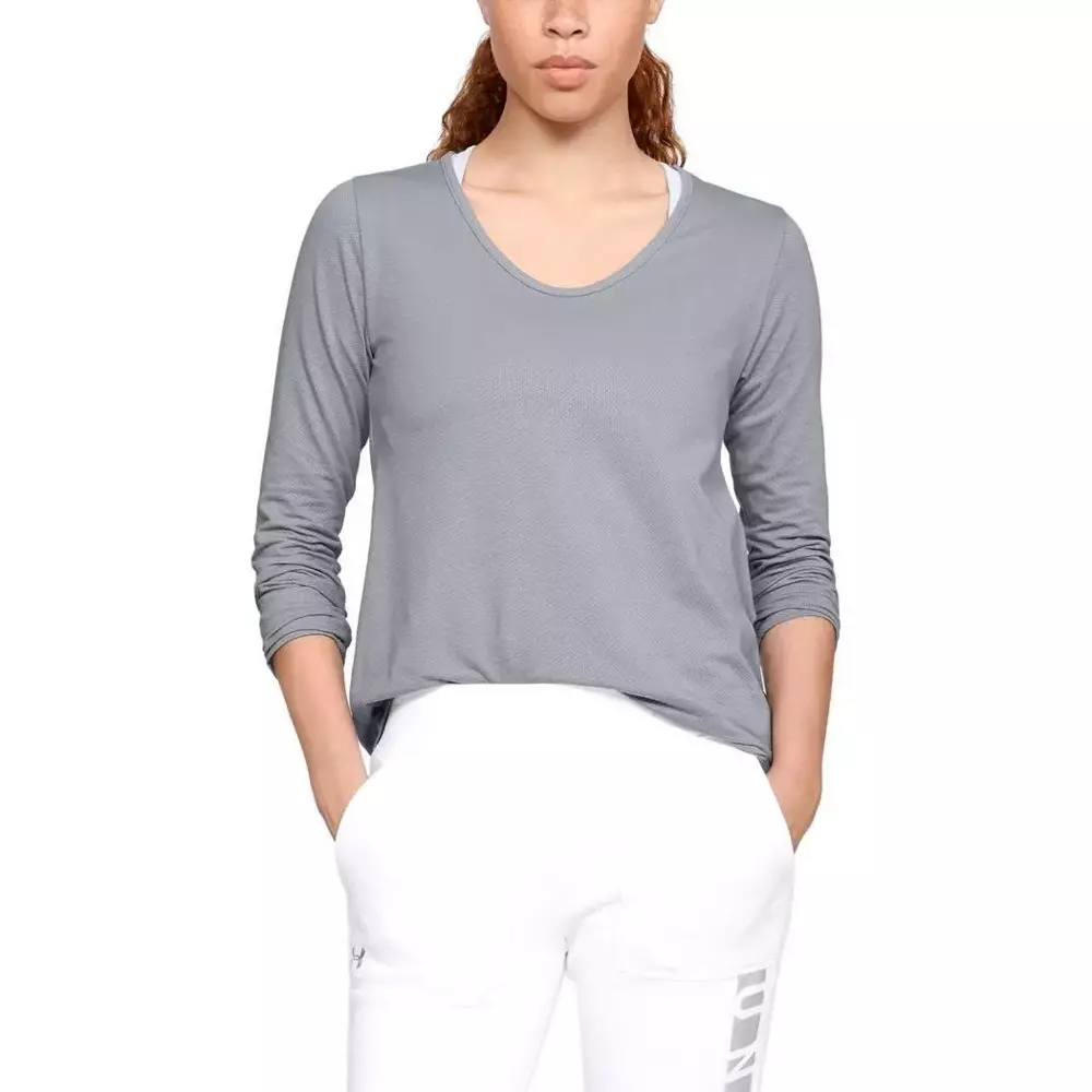 Koszulka damska Under Armour Pindot Open Back LS 