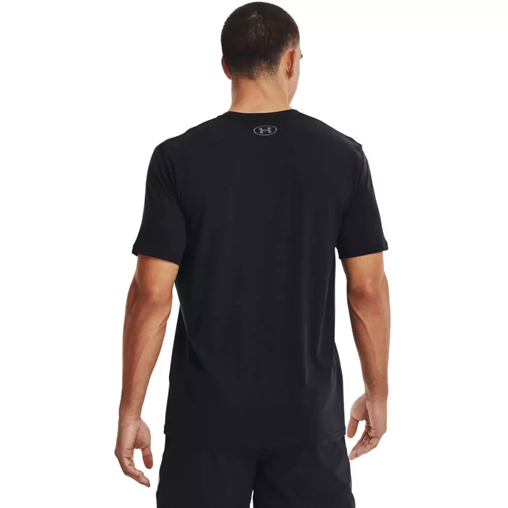 Koszulka męska Under Armour BASKETBALL BRANDED WORDMARK SS