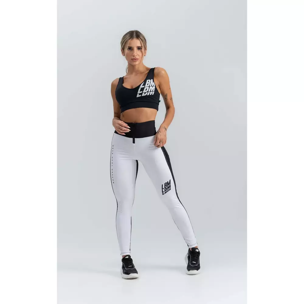 Legginsy damskie LABELLAMAFIA LEGGING BRAVE WHITE