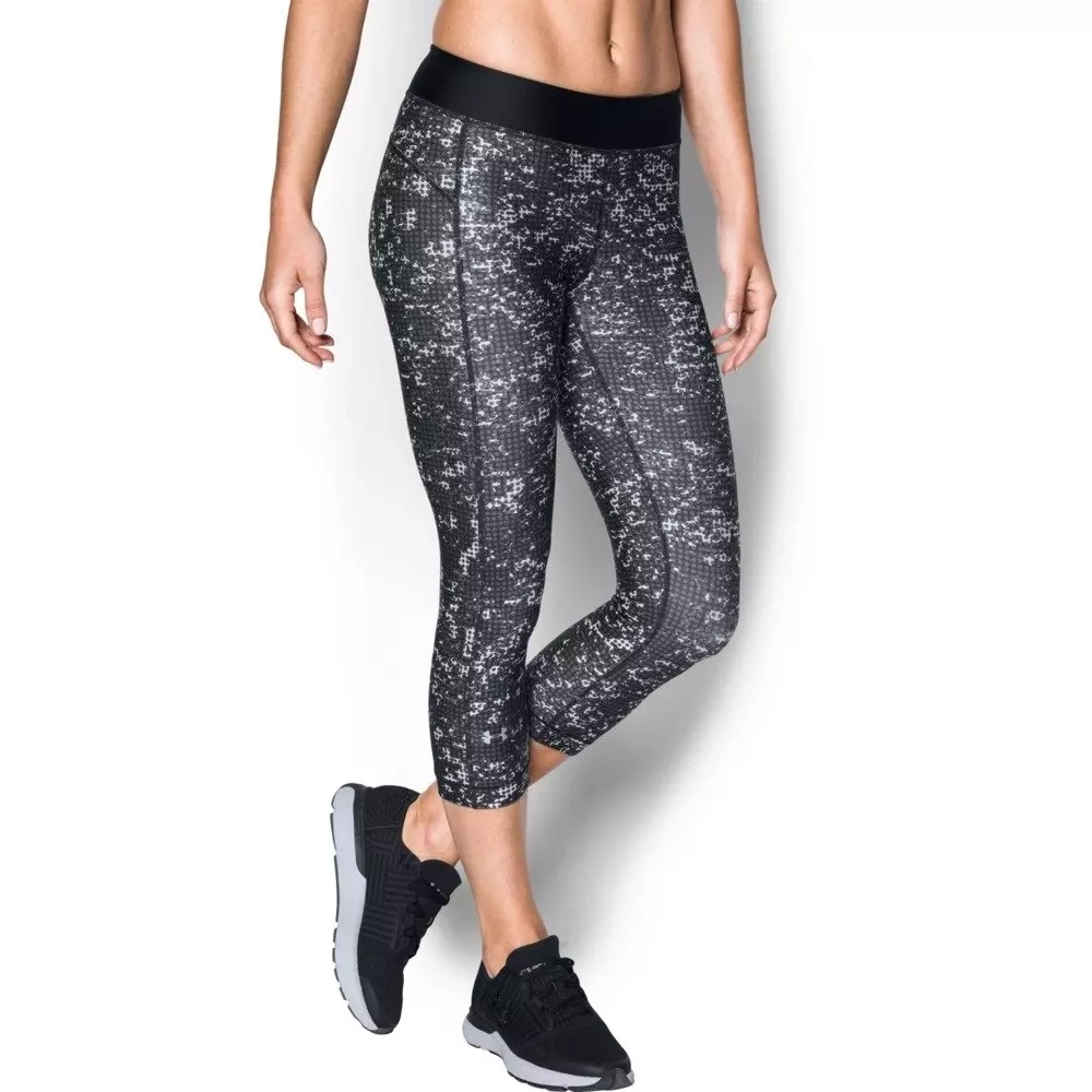 Legginsy damskie UA HG ARMOUR PRINTED CAPRI  