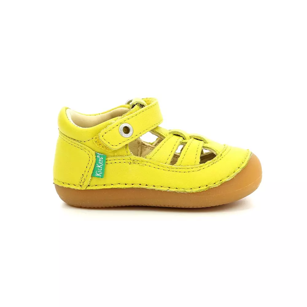 Sandały dziecięce Kickers SUSHY JAUNE