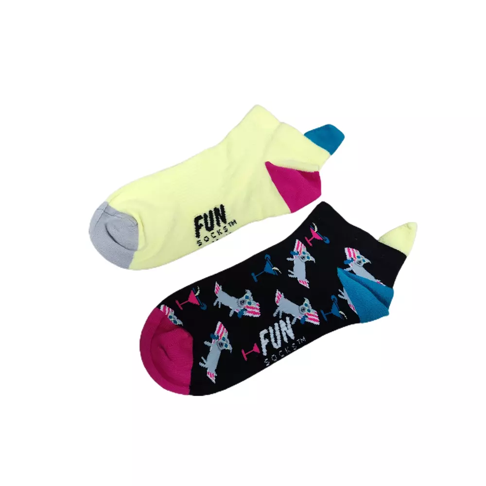 Skarpety FUNSOCKS UNISEX ORGANIC COTTON MOTIFS SNEAKER 2P