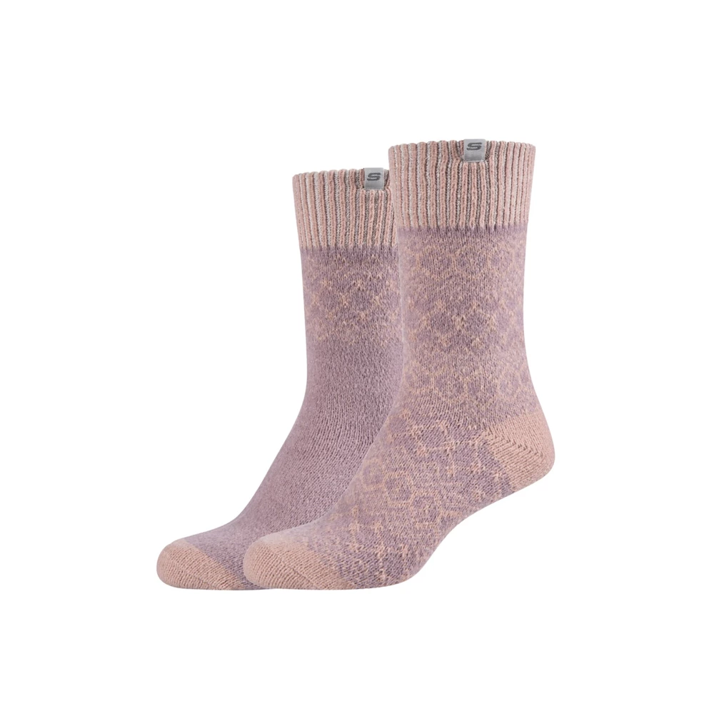 Skarpety damskie SKECHERS WOMEN CASUAL COZY JACQUARD SOCKS 2P