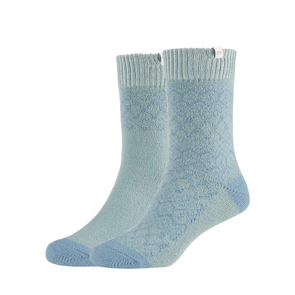 Skarpety damskie SKECHERS WOMEN CASUAL COZY JACQUARD SOCKS 2P