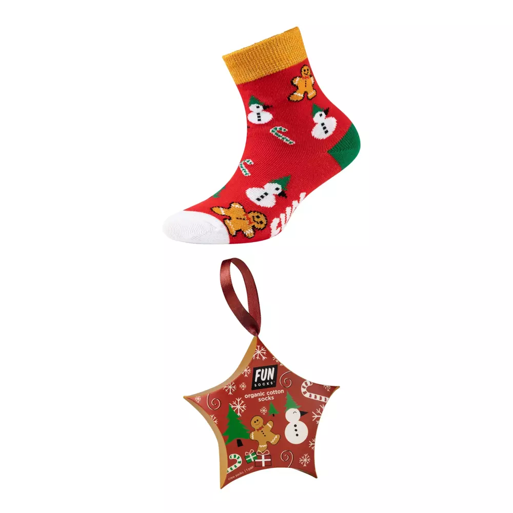 Skarpety dziecięce FUNSOCKS KIDS CHRISTMAS SOCKS IN STAR BOX 1P 