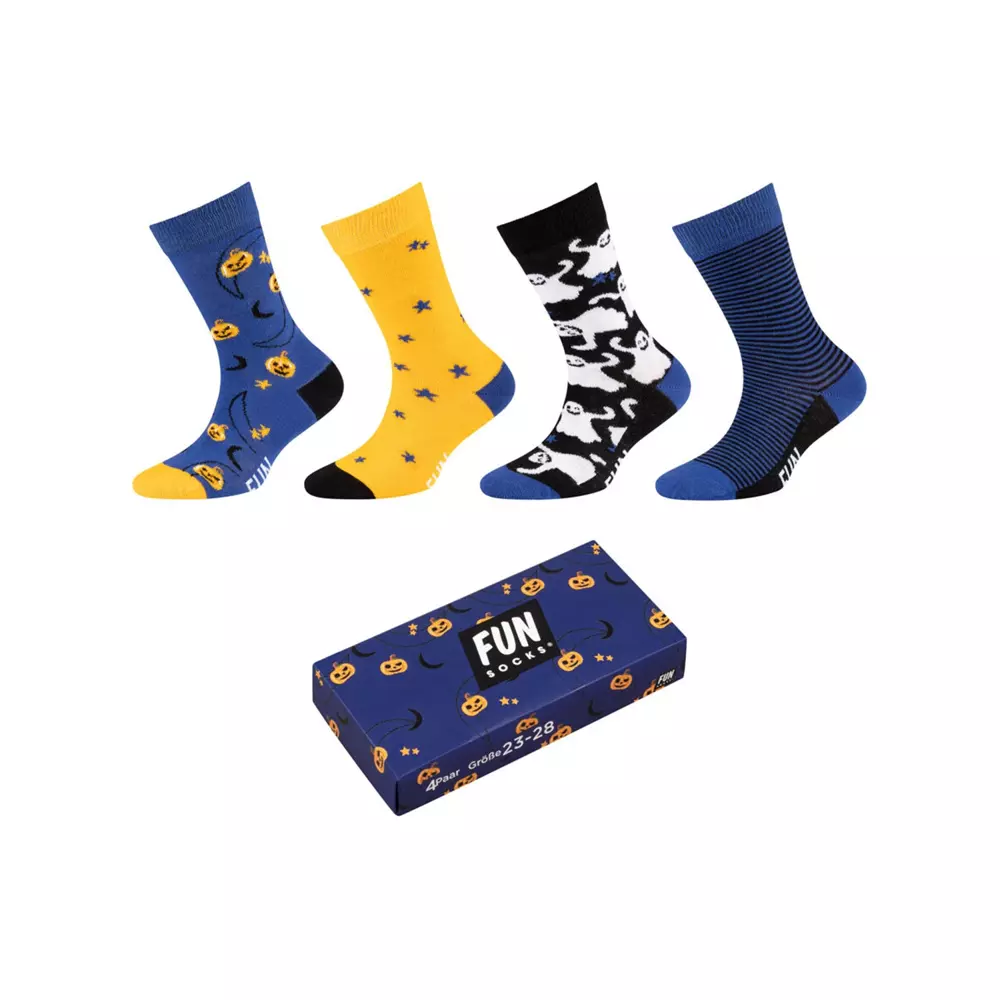 Skarpety dziecięce FUNSOCKS KIDS HALLOWEEN SOCKS BOX 4P