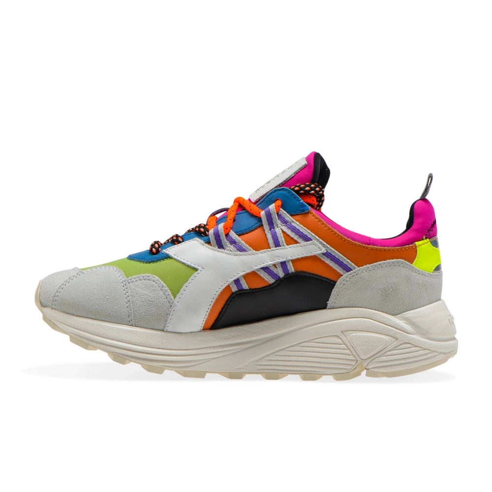 diadora rave leather pop sneakers