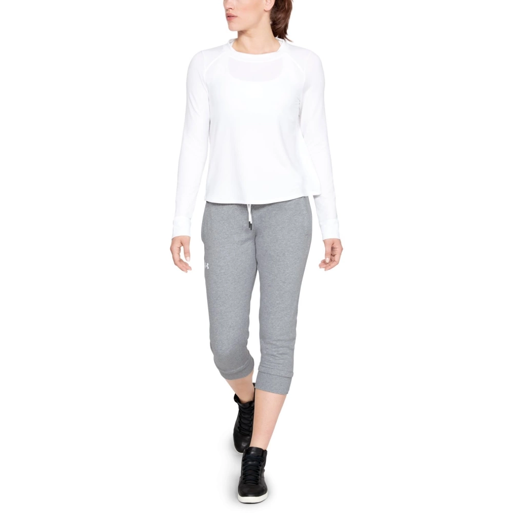 Spodnie dresowe damskie Under Armour SLIM LEG FLEECE CROP