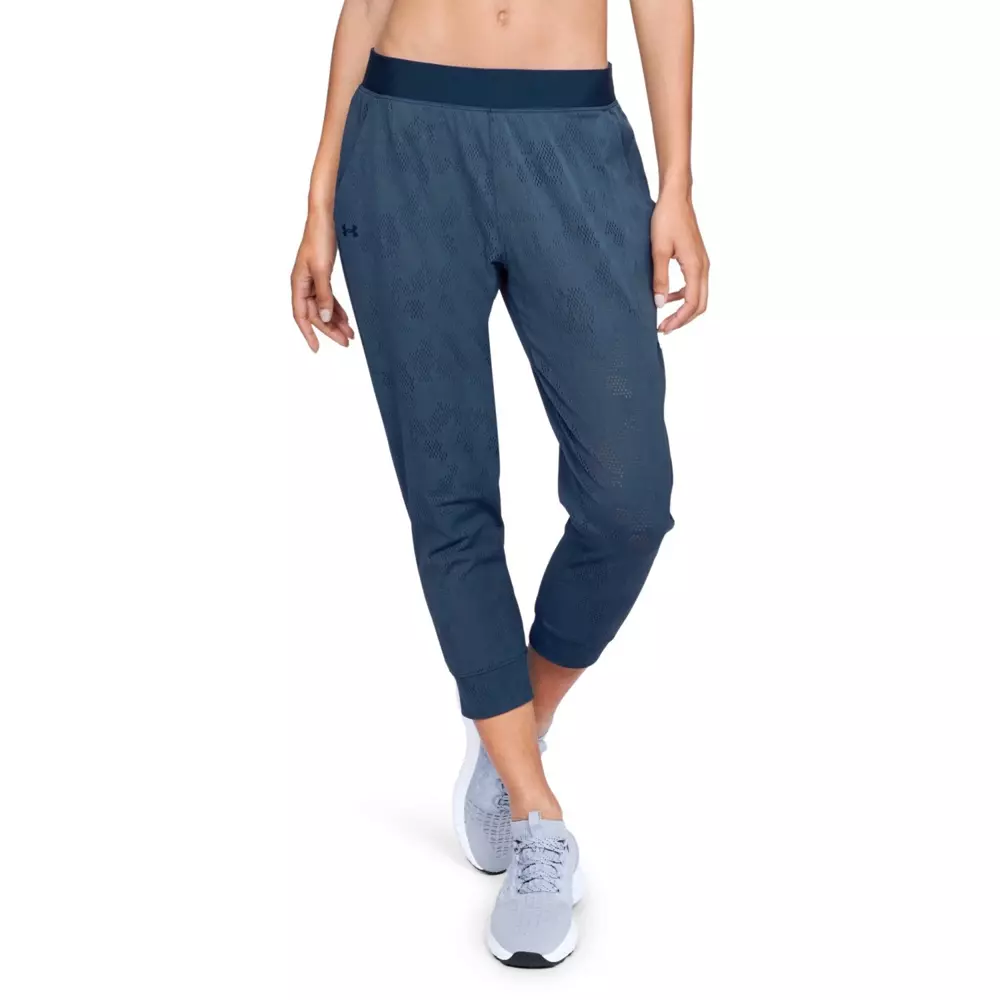 Spodnie dresowe damskie Under Armour TB BALANCE MESH LOOSE CROP 