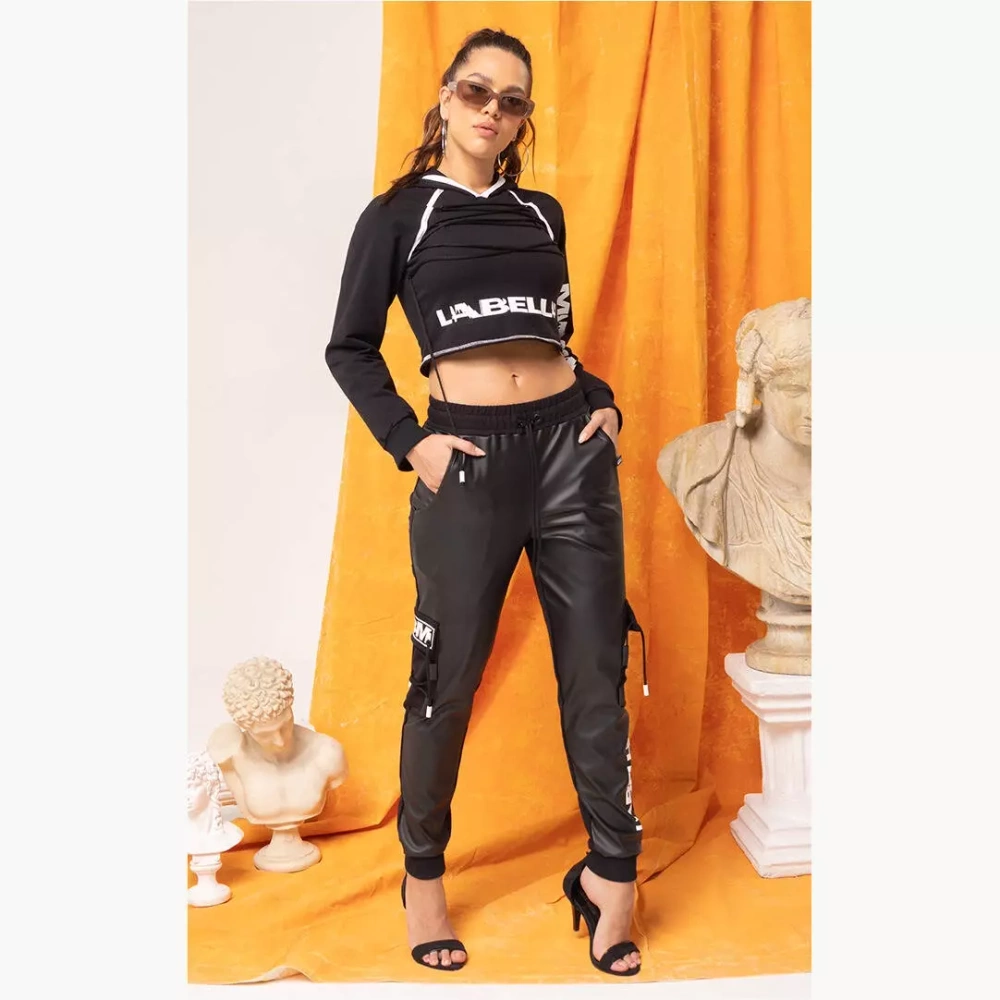 Spodnie lifestyle damskie LABELLAMAFIA  BOTTOM HOLLYWOOD
