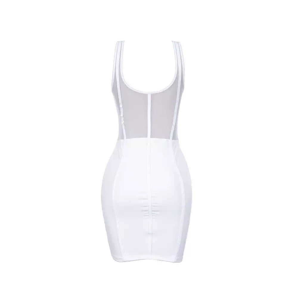 Sukienka damska LABELLAMAFIA DRESS WHITE 