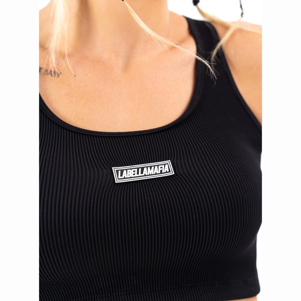 Top damski LABELLAMAFIA CROPPED