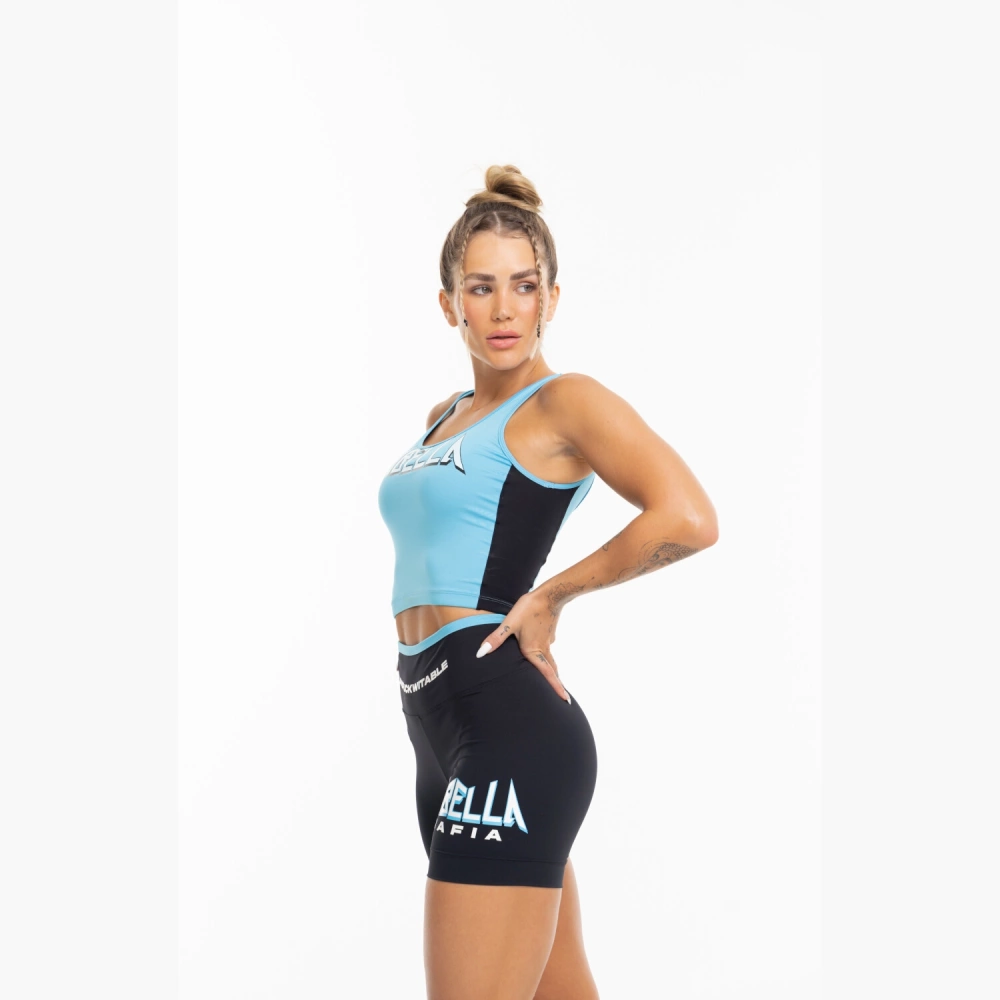 Top damski LABELLAMAFIA TOP HEAVEN BLUE