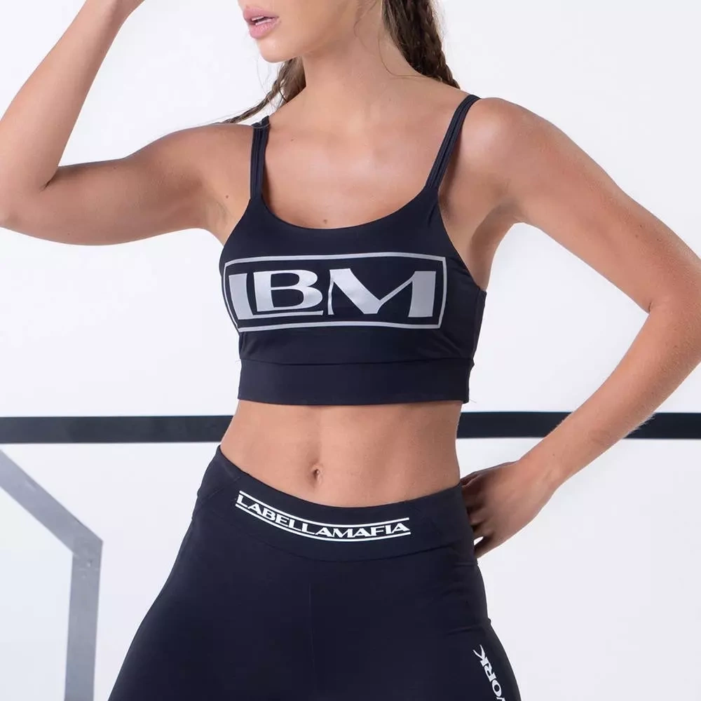 Top damski LABELLAMAFIA TOP SILVER