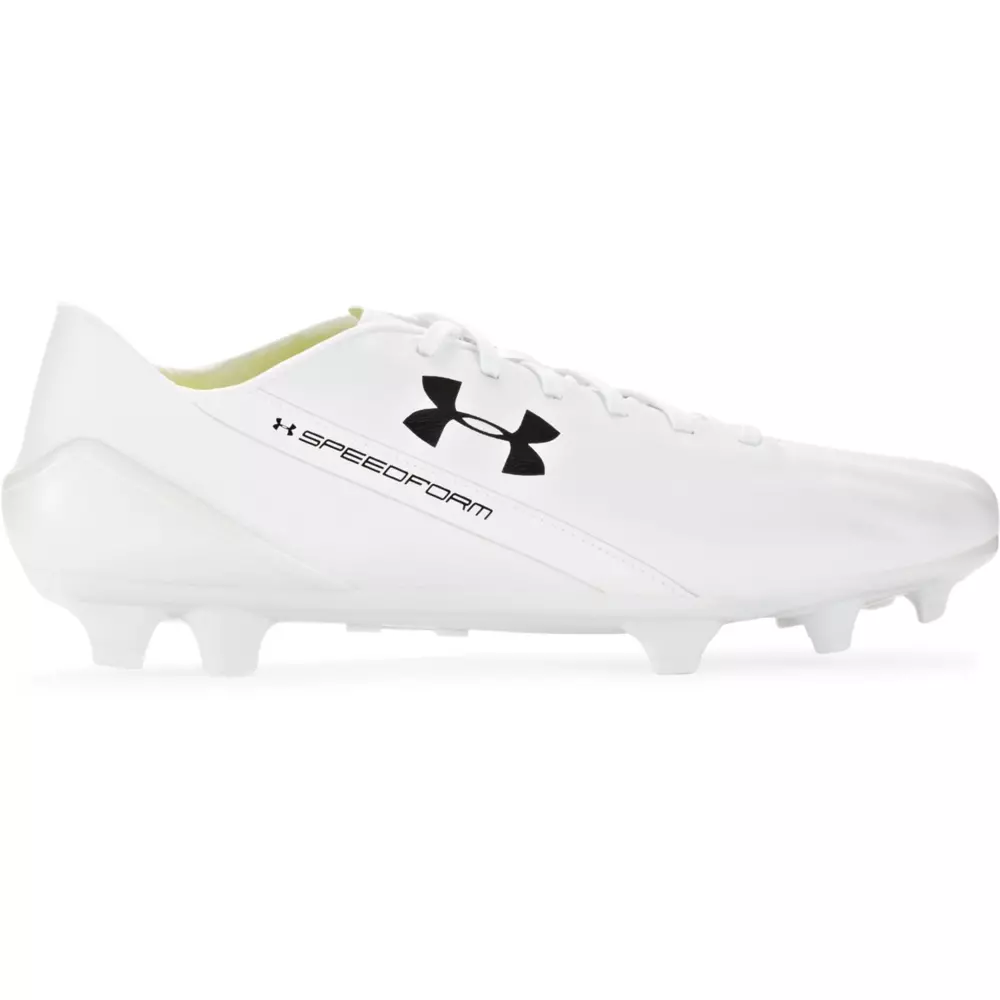 UNDER ARMOUR SPEEDFORM CRM (LEATHER) FG SOCCER CLEATS (WHITE) 
