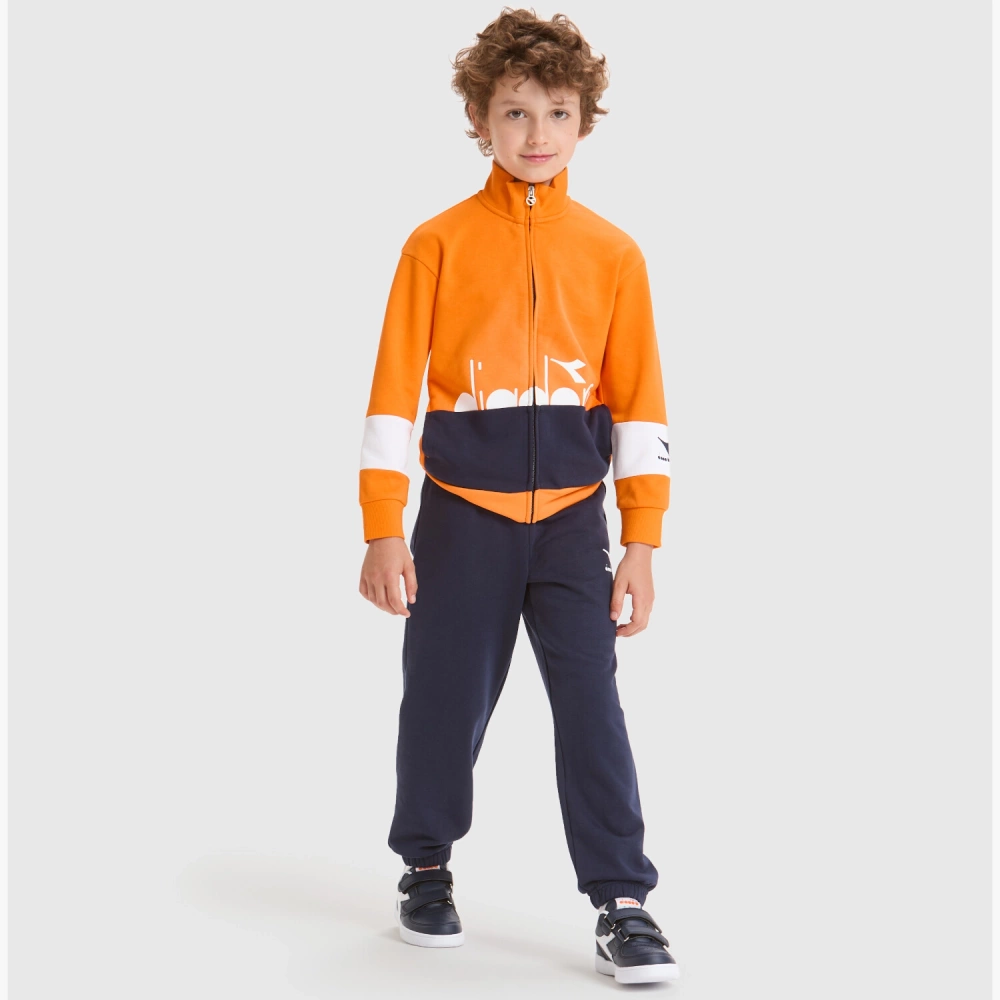 Zestaw dresowy chłopięcy DIADORA JB.TRACKSUIT FZ HOOPLA