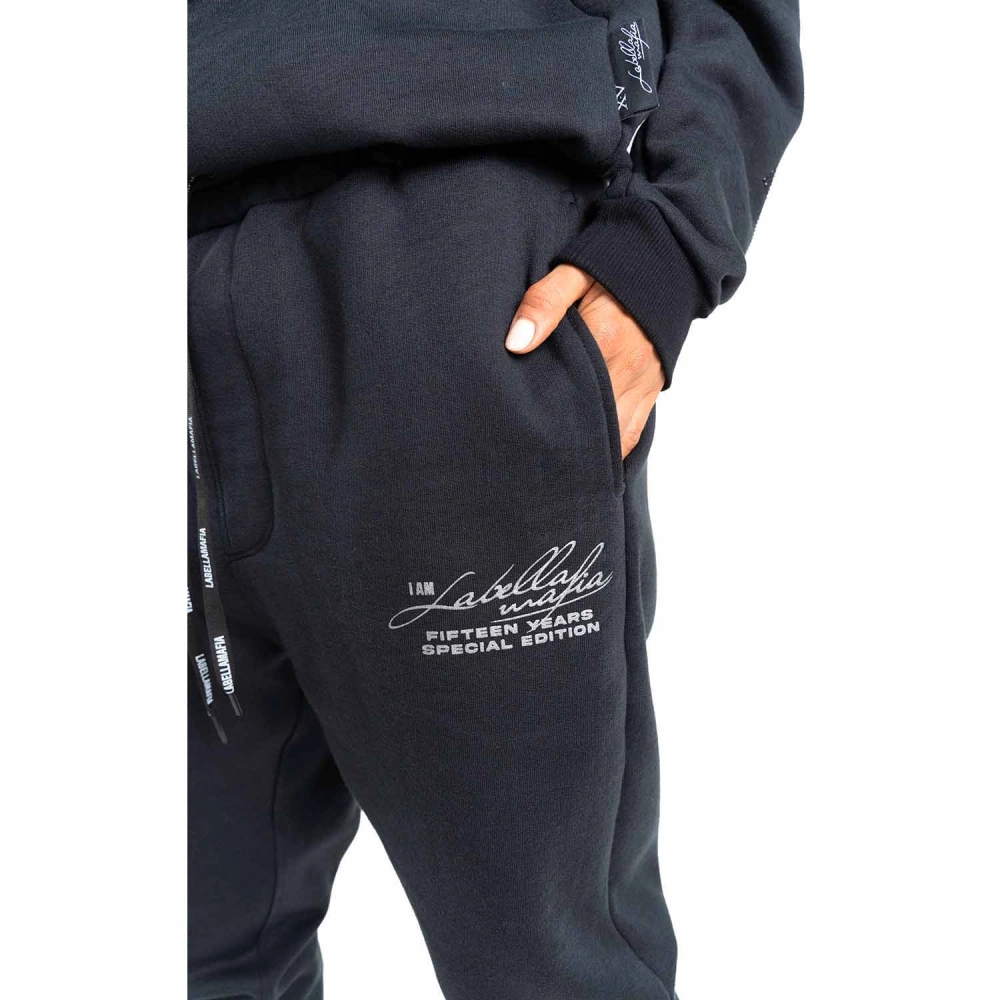 Zestaw dresowy damski LABELLAMAFIA SET (SHIRT + PANTS) BLACK